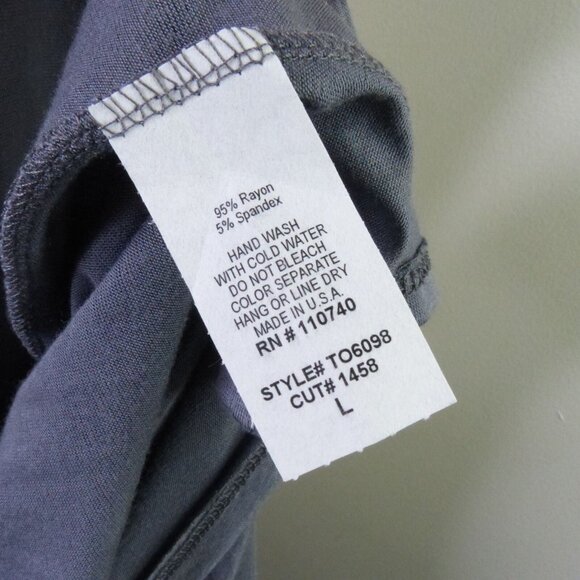 New B'Leev Juniors L Mesh Floral Back Draped Open-Front Short Sleeve Cardigan - Picture 9 of 9